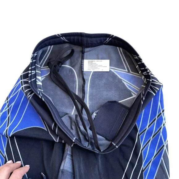 🏃♂️ CW-X Stabilyx Running Leggings L Blue Black Compression Spandex - Picture 6 of 9